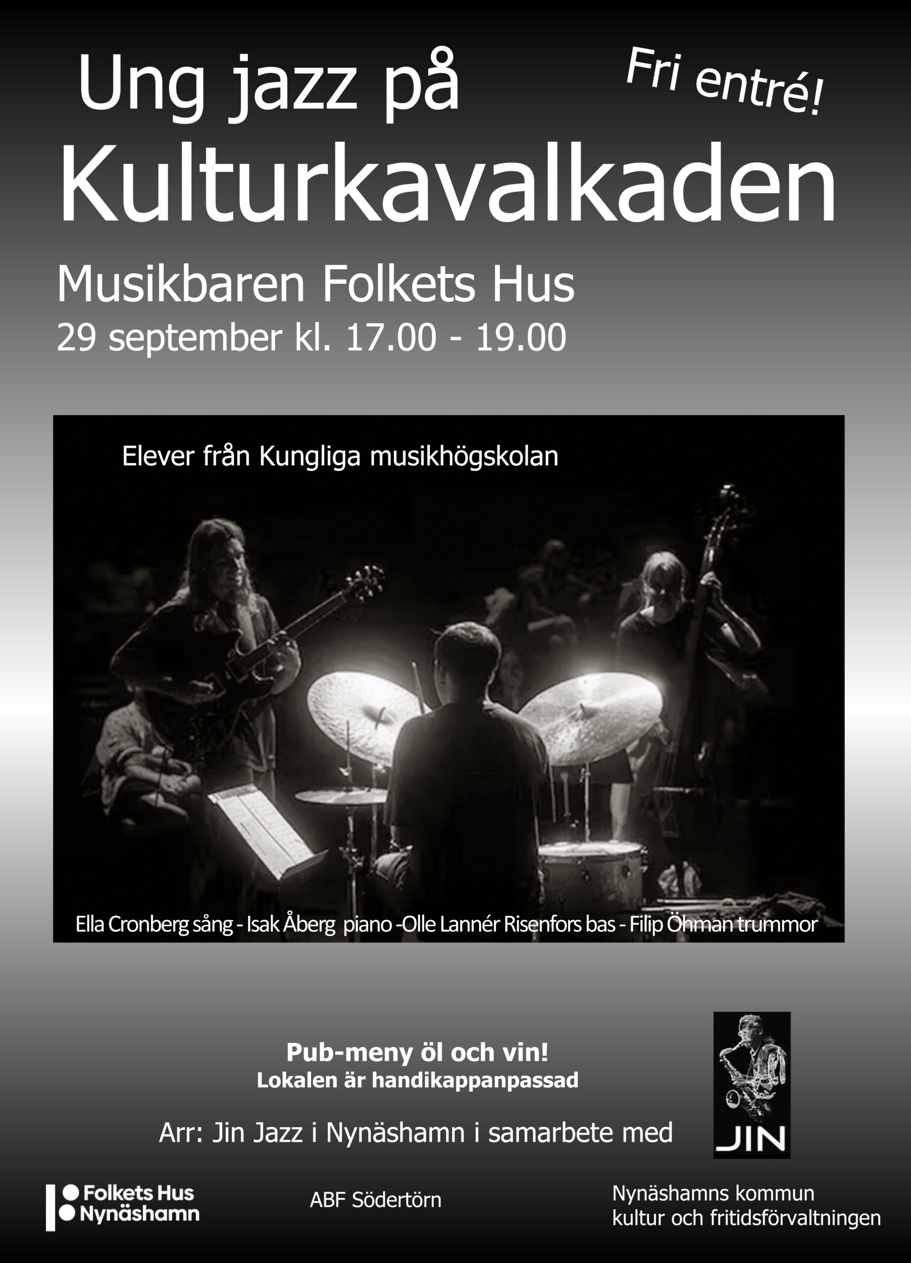 Ung jazz på Kulturkavalkaden
